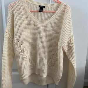 Size large white sweater